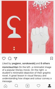 Student exemplar from my Instagram feed (@msmclauchlan)